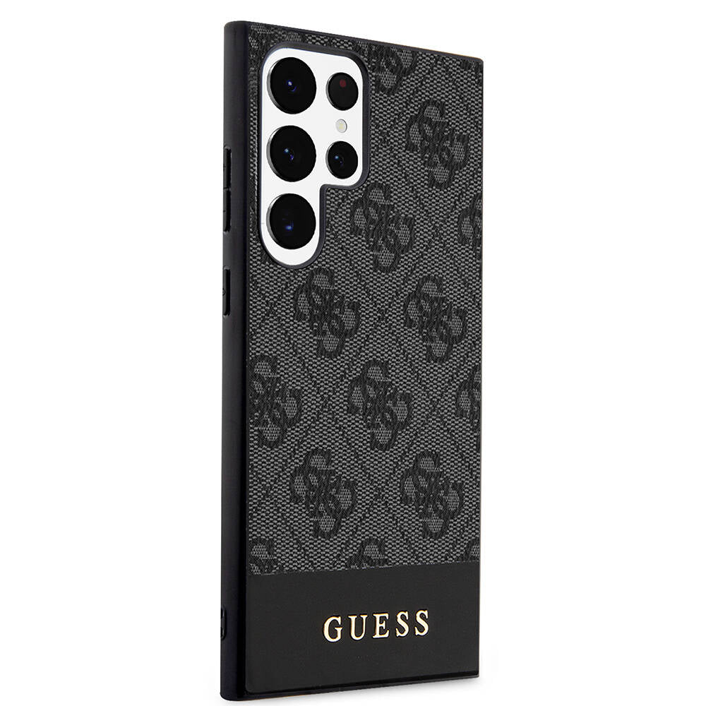 Guess Galaxy S24 Ultra Orjinal Lisanslı PU Deri Şerit Logo Dizaynlı Kılıf Guess Galaxy S24 Ultra Orjinal Lisanslı PU Deri Şerit Logo Dizaynlı Kılıf